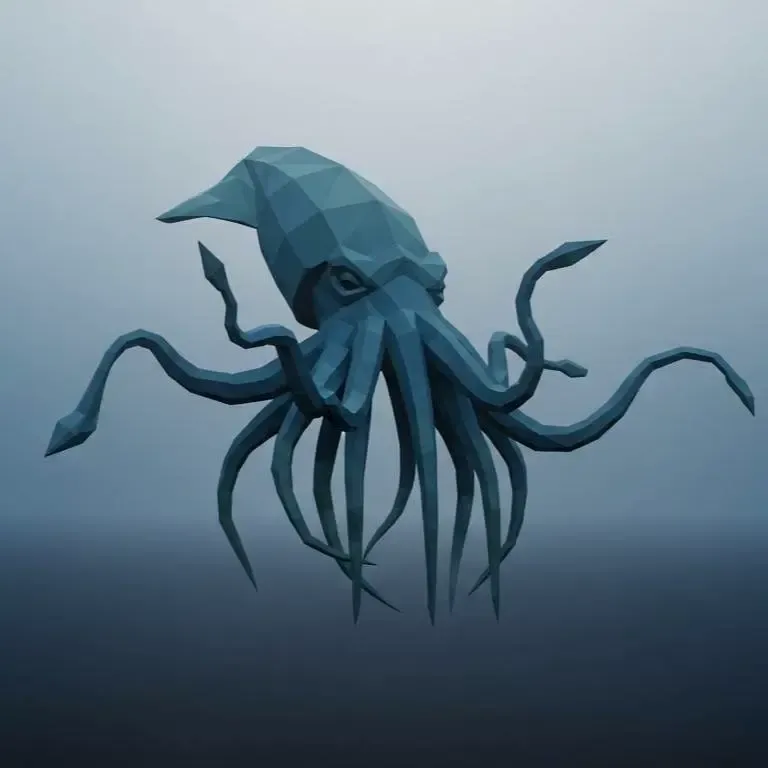 Kraken Low Poly