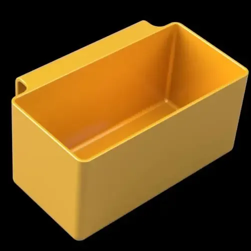 Cabinet door container