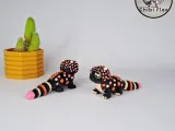 Flexi Mini Choco Pebbles Gila Monster | Movable Head Version-3