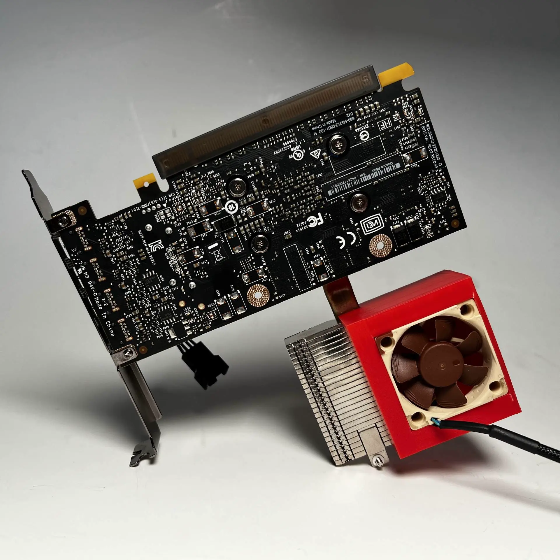 Lenovo Tiny Nvidia Quadro P600 40mm Fan Adapter Slim Version