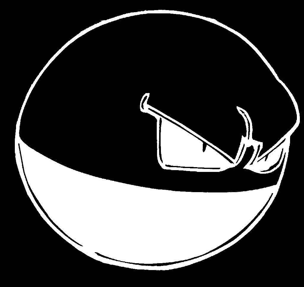 100 Voltorb stencil + 2D
