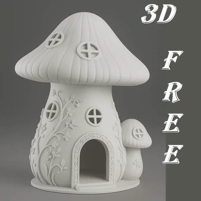 mushroomhouse 3d model