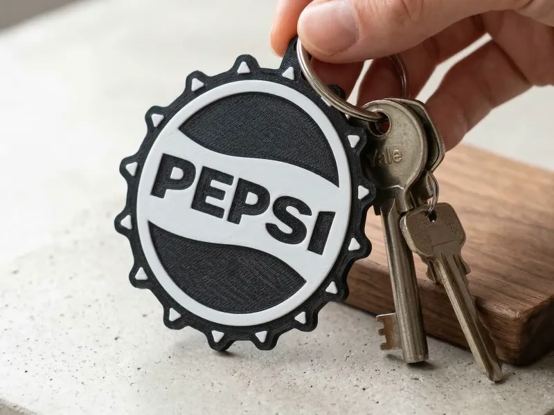 LLavero de Tapitas de Gaseosas - Pepsi