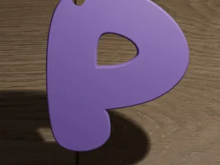 Llavero letra P