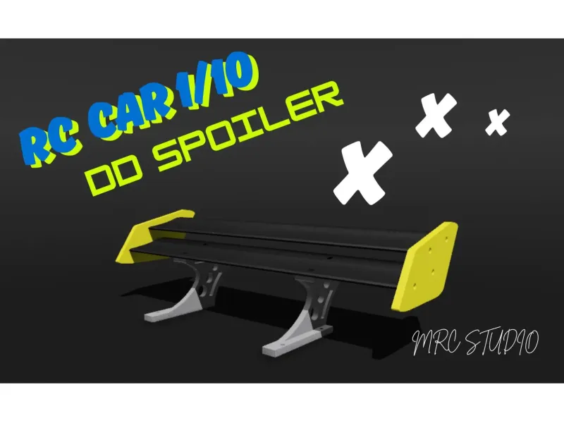 RC DRIFT CAR 1:10 DOUBLE DECK WING GT SPOILER