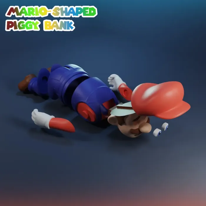 Копилка Mario из 7 деталей - Дом и быт - PLA - изделие 3D-печати - фото 5