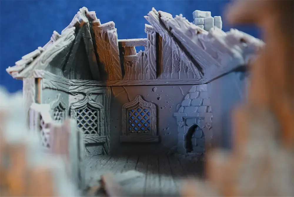 City of Tarok - Ruined Alchemist's house - RPG terrain