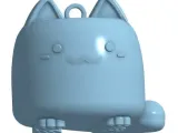 Round Cat Charm-0
