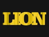 Lion - 3D TextFlip Optical Illusion Sculpture-2