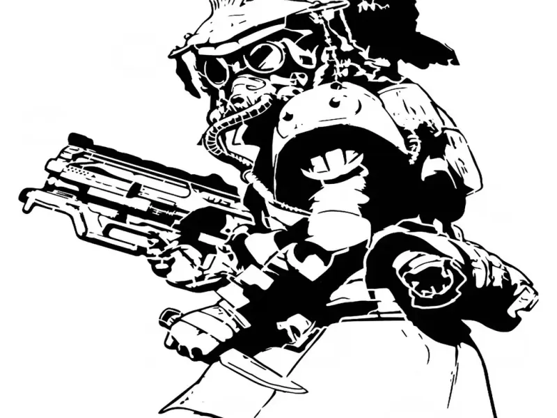 Bloodhound stencil