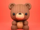 Knitted bear-0