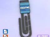 Paperclip Creatine - bookmark-1