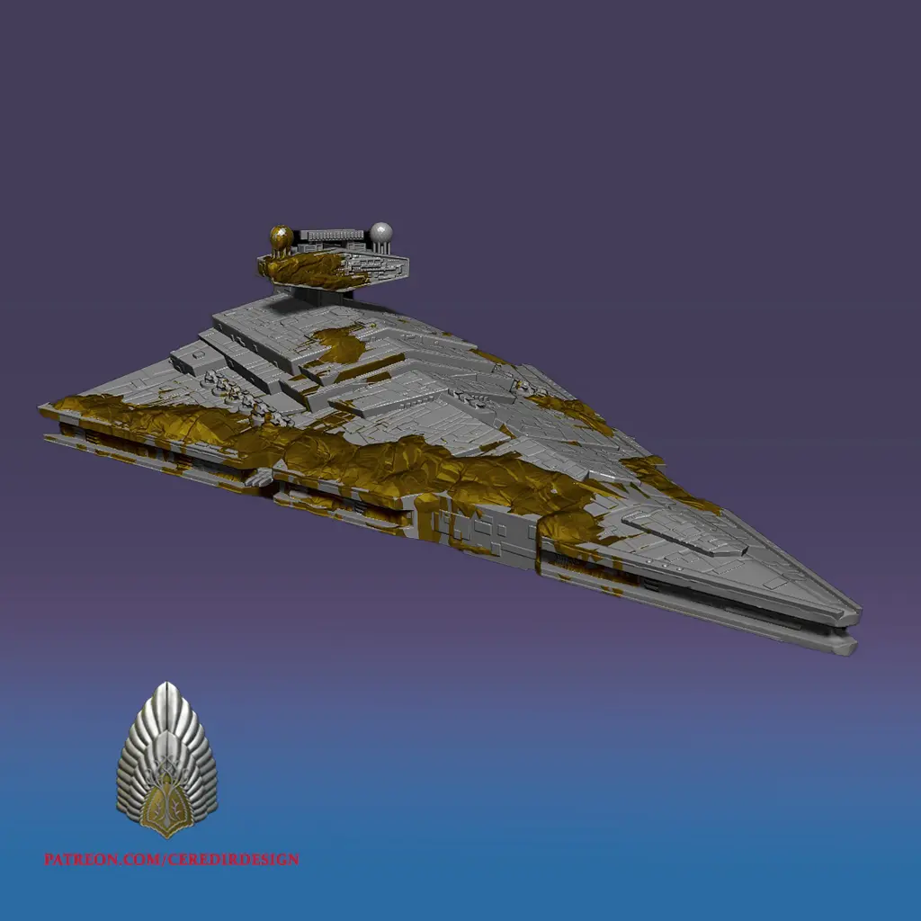 Miniatures STL Download - Admiral Thrawn Chimaera Star Destroyer Ahsoka ...