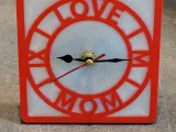 Mother's Day Clock - Glow in the dark - Love Mom-4