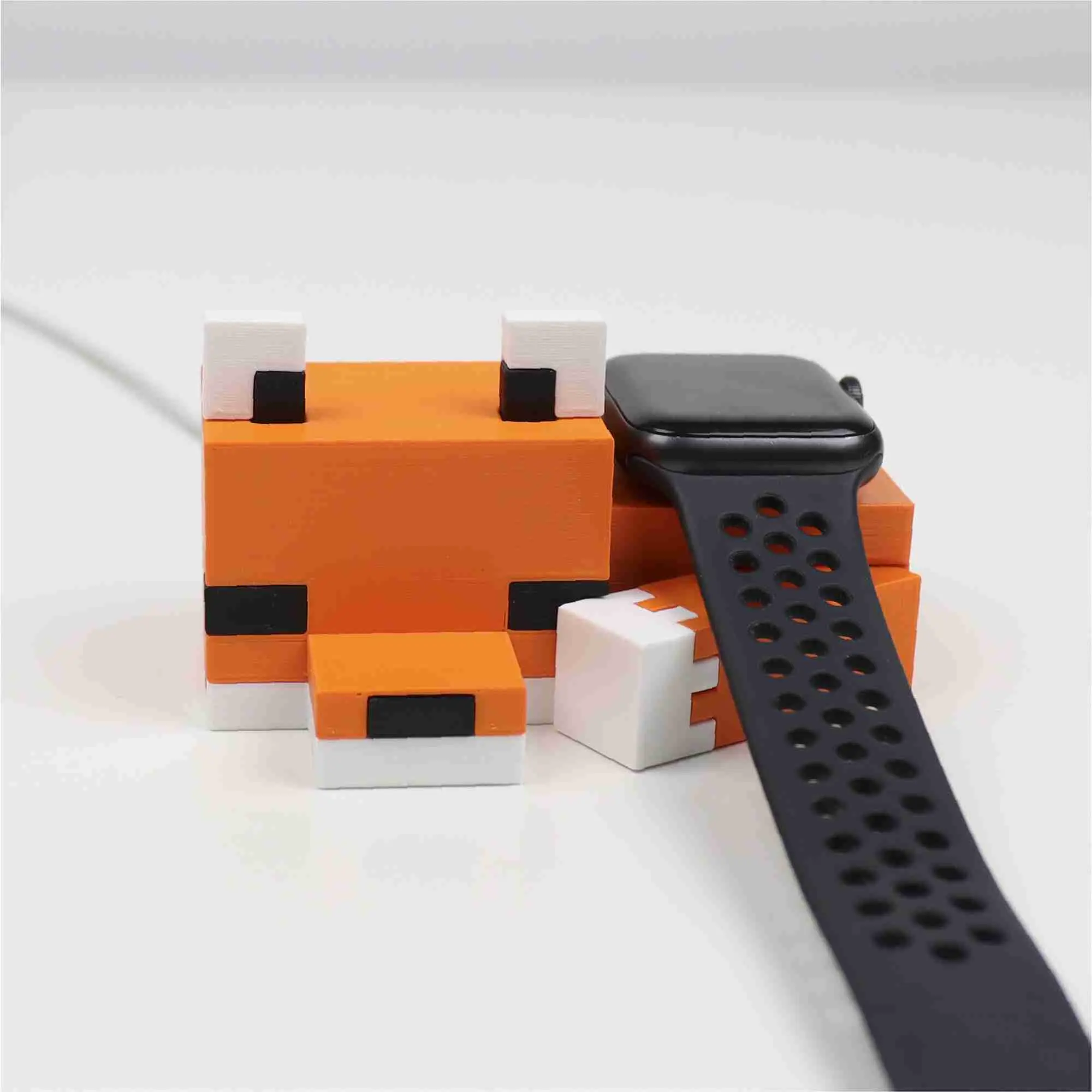 MINECRAFT FOX APPLE WATCH STAND