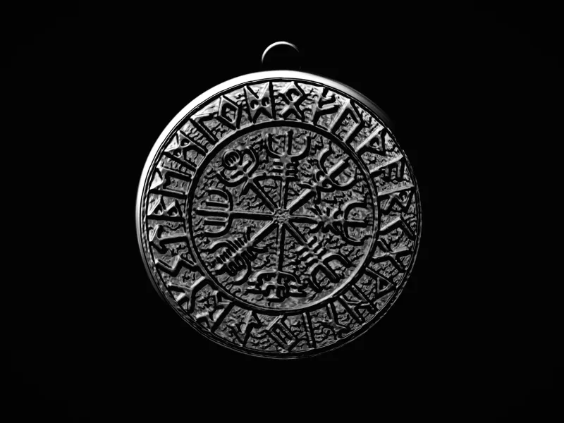 Nordic Viking coin Pendant