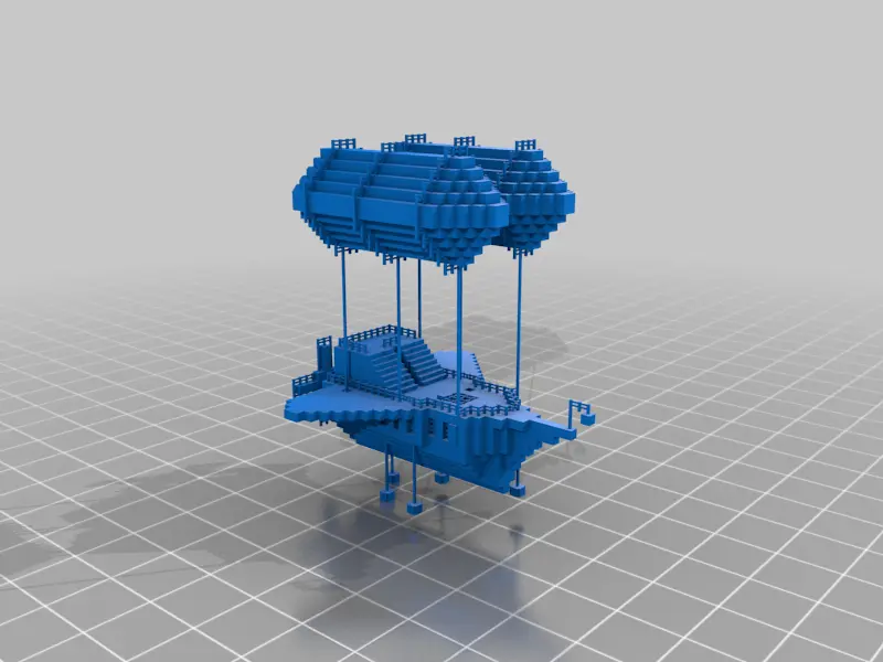 Воздушный корабль Minecraft