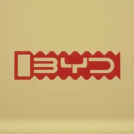 BYD Industrial Cut Keychain