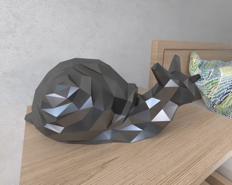 Lumaca Lowpoly Low poly