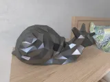 Snail Lowpoly Low poly-0