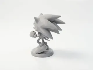 Sonic Hedgehog Figurine Gaming Collectible 3D Printable