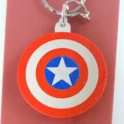 Marvel Captain America Shield Keychain