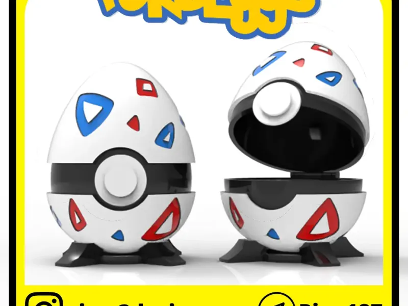 POKEBALLS TOGEPI EASTER EGG WITH HINGE