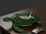Turtle-Shaped Cigarette Ashtray-0