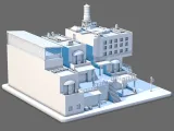Stylized Industrial Building Low Poly Miniature Architecture-1