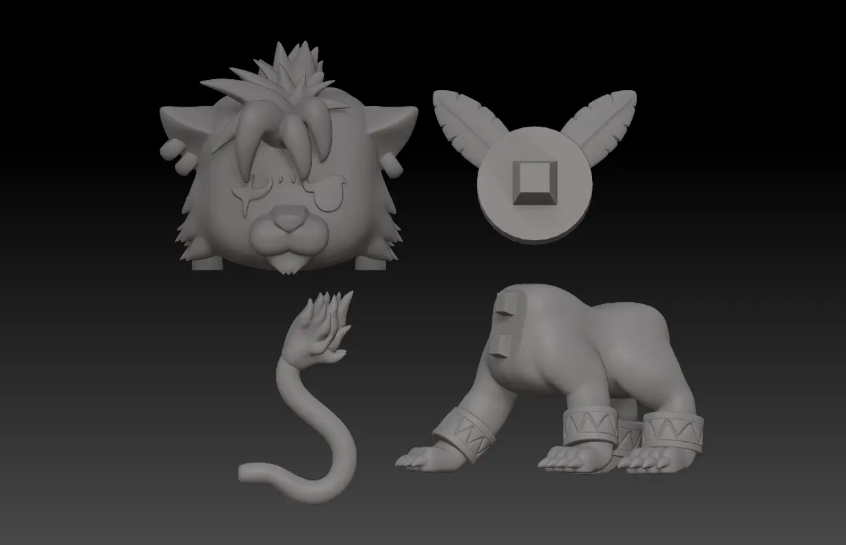 FFVII CHIBI : RED XIII