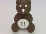 Tiny Button Teddy Bear-0