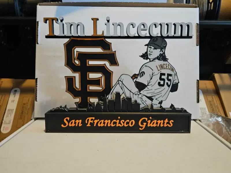 MLB - San Francisco Giants Tim Lincecum display