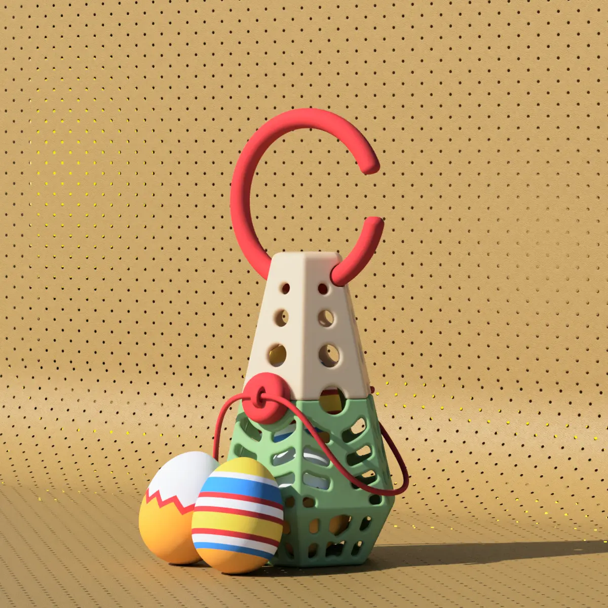 Easter Egg Basket (Kids Size)