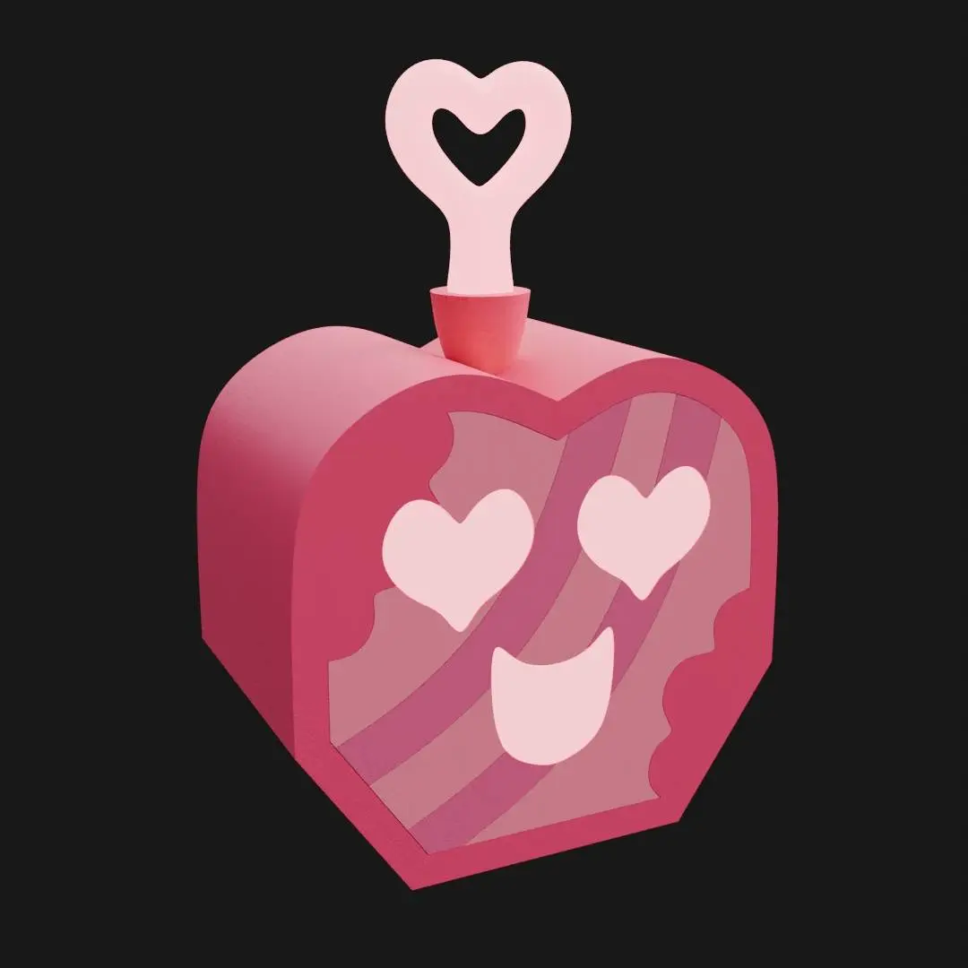 Love Blox Fruit 3D Model Fan Art