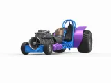 Mini Rod pulling tractor with jet engine V1 Scale 1:25-2