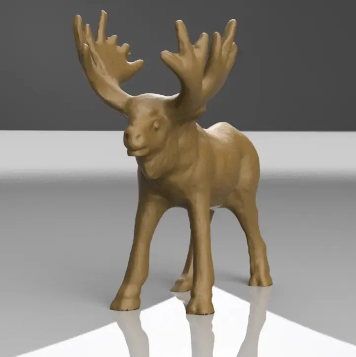 christmas reindeer moose