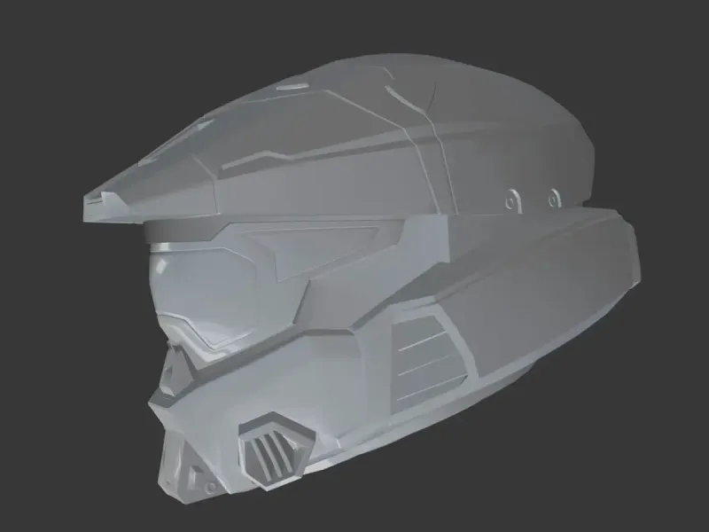 Mark VII Mjolnir Helmet – 3D Printable Spartan Helmet