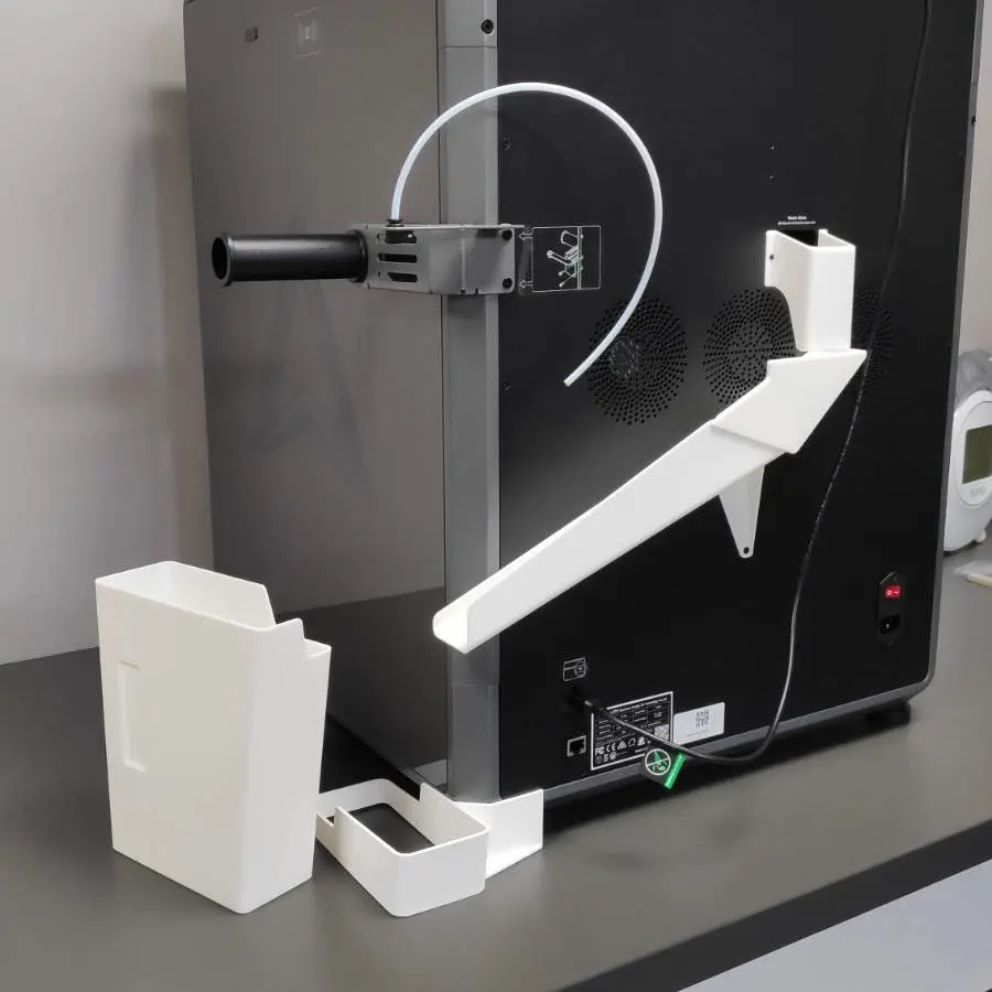 K2 Plus - Right poop chute with removable bin