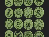 Pirate Icons CNC SVG STL Pack 16 Designs-4