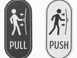 Push & Pull Door Signs – Minimal Door signs-0