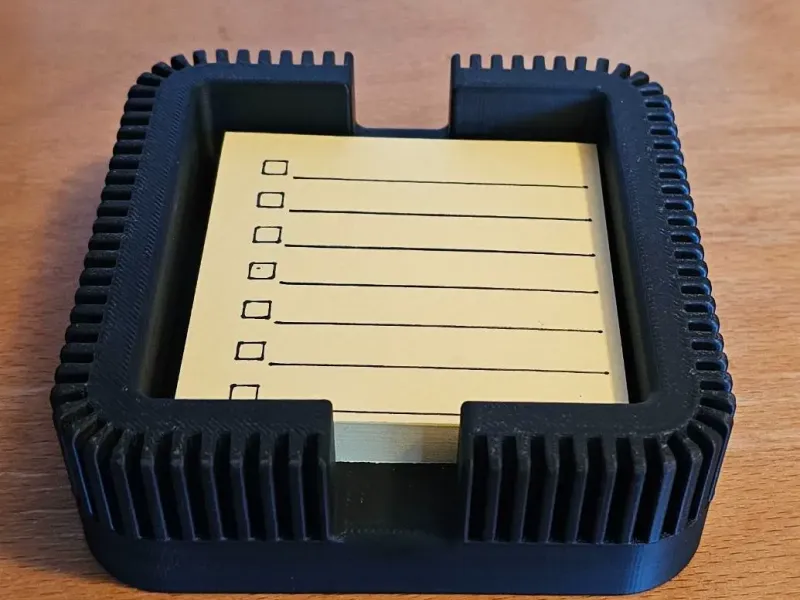 Post-it Notepad Holder and Stencils