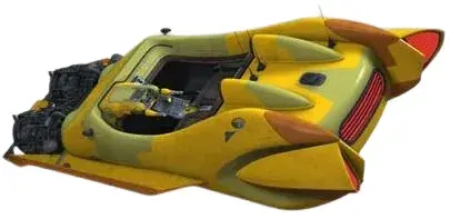 Star Wars XJ-6 Vliegtuig STL Model