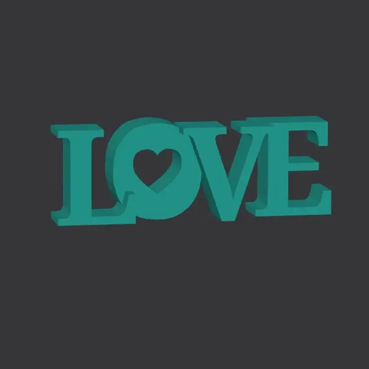 Sculpture of love 120x30x41