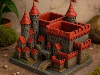 Castle Pen Holder