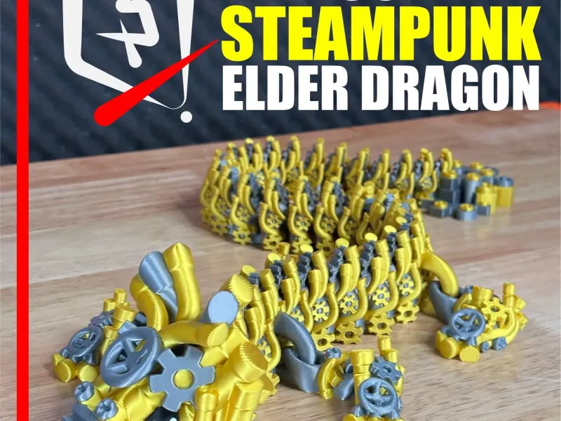 Dragón Anciano Steampunk — La Leyenda de Relojería Sin Costuras