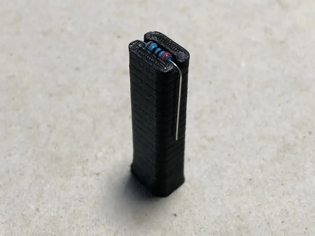 gabarit de pliage de la jambe de la résistance 1/4W