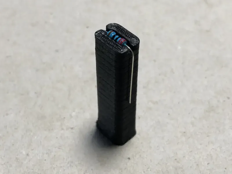 gabarit de pliage de la jambe de la résistance 1/4W