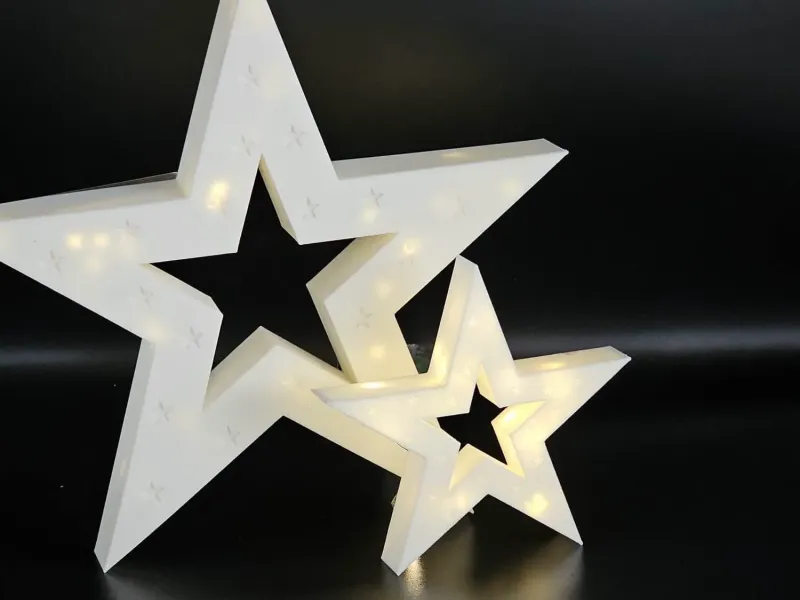 lluminated Star  Lighted Star  Decorative Star Light