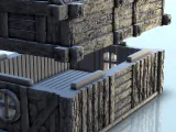 Stone village hall (5) - miniatures warhammer mini RPG scene-2