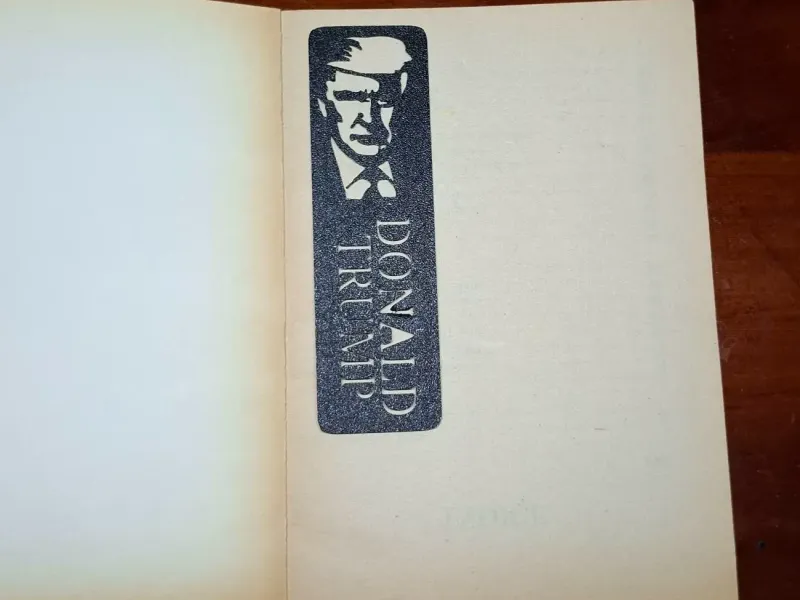 DONALD TRUMP BOOKMARK